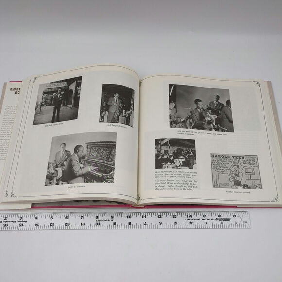 Eddie Condon's Scrapbook of Jazz by Eddie Condon & Hank O'Neal 1973 Hardcover DJ - Picture 4 of 4